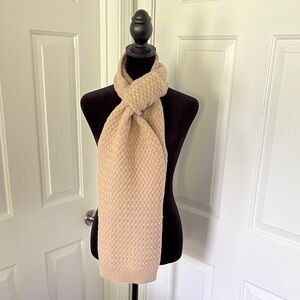 Juicy Couture Beige Knit Scarf